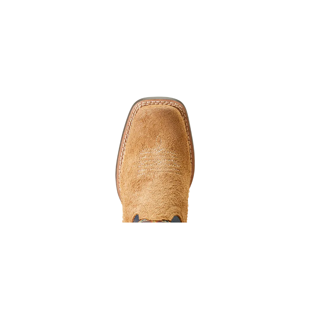 Ariat Boy's Derby Monroe Tan Roughout Inkwell Boot