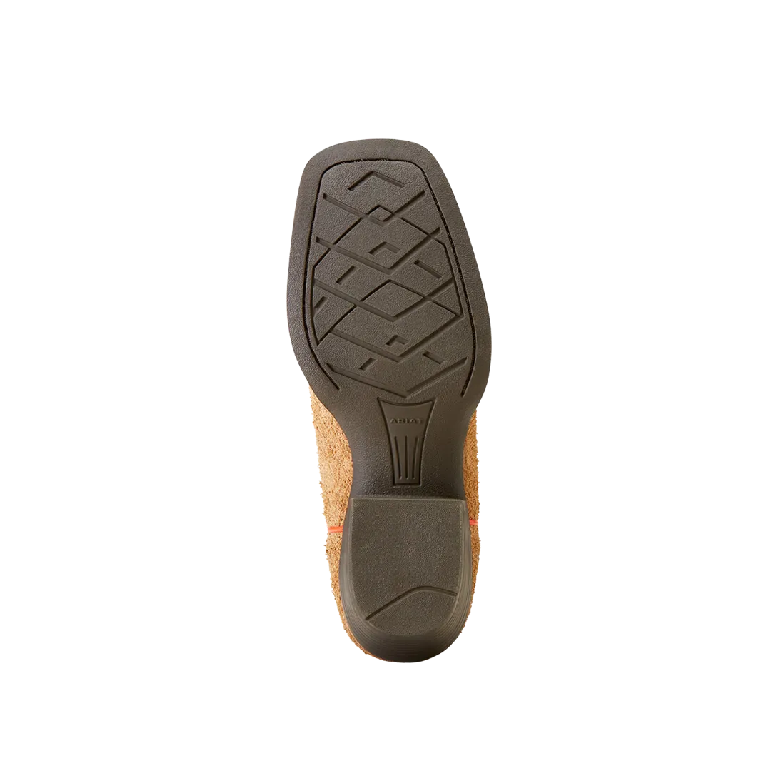 Ariat Boy's Derby Monroe Tan Roughout Inkwell Boot
