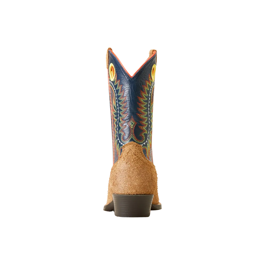 Ariat Boy's Derby Monroe Tan Roughout Inkwell Boot