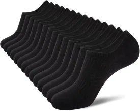 COOVAN Mens No Show Socks Cotton Thin Low Cut Invisible Short Casual Men Non Slip Casual Socks (7 Pairs)