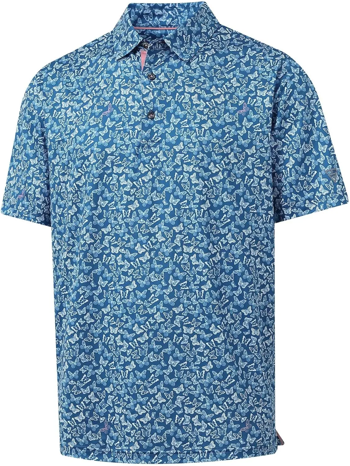 M MAELREG Boys Polo Shirt Short Sleeve Performance Dry Fit Stretch Funny Print Active Casual Collared Golf Shirts for Boy