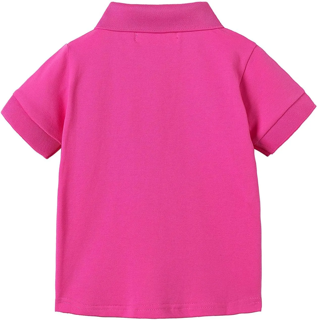 Mud Kingdom Boys Pique Polo Shirts for Toddler Short Sleeve Stripe Plain 1-9 Years
