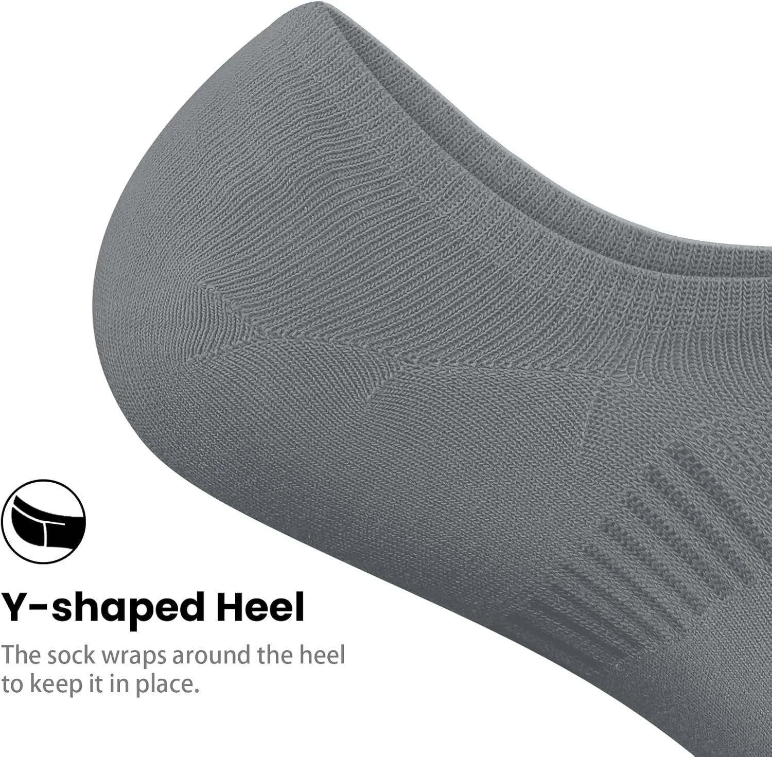 wernies No Show Socks Men 10 Pairs Ankle Low Cut Casual Socks with Non Slip Invisible Socks