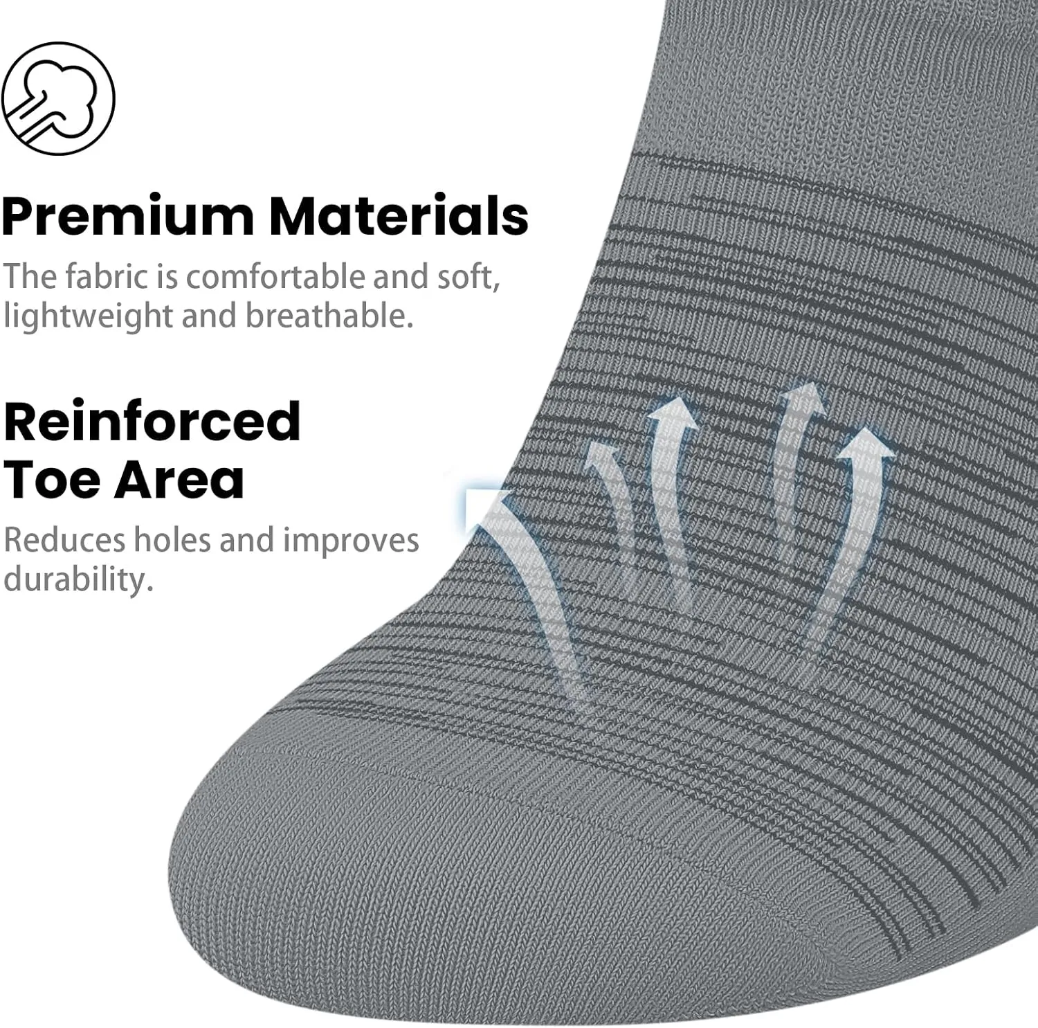 wernies No Show Socks Men 10 Pairs Ankle Low Cut Casual Socks with Non Slip Invisible Socks